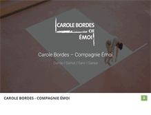 Tablet Screenshot of compagnie-emoi.net